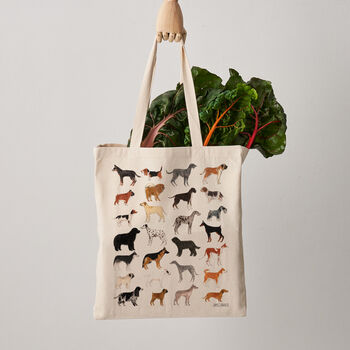 Dogs Canvas Tote Bag, 3 of 4