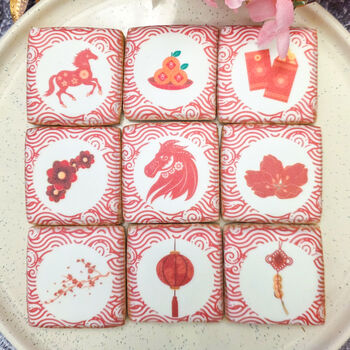 Year Of The Horse New Lunar Year Biscuits Gift Box, 10 of 12