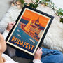 Budapest Travel Print, thumbnail 7 of 9