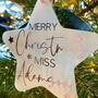 Personalised Teacher Christmas Tree Decoration Gift, thumbnail 1 of 4