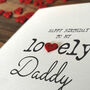 Personalised Birthday Card For Special Daddy, Handmade Card For Father, thumbnail 4 of 4
