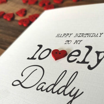 Personalised Birthday Card For Special Daddy, Handmade Card For Father, 4 of 4