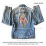 Vintage Jacket With Japanese Koi In Harmony Embroidery, thumbnail 5 of 12