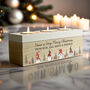 Personalised Gonk Christmas Triple Tea Light Box, thumbnail 1 of 5