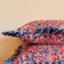 Quilted Indian Blockprint Cushion, thumbnail 2 of 3