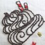 Drinks Napkin Embroidery Stitch Craft Kit Gift Set, thumbnail 6 of 8