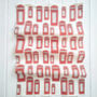 Red Telephone Box Linen T Towel, thumbnail 4 of 5