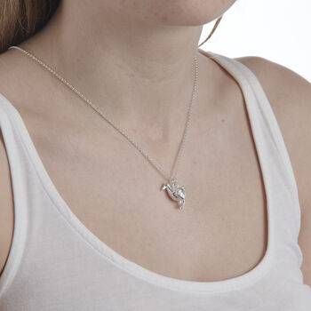 Personalised Sterling Silver Dodo Necklace, 2 of 3