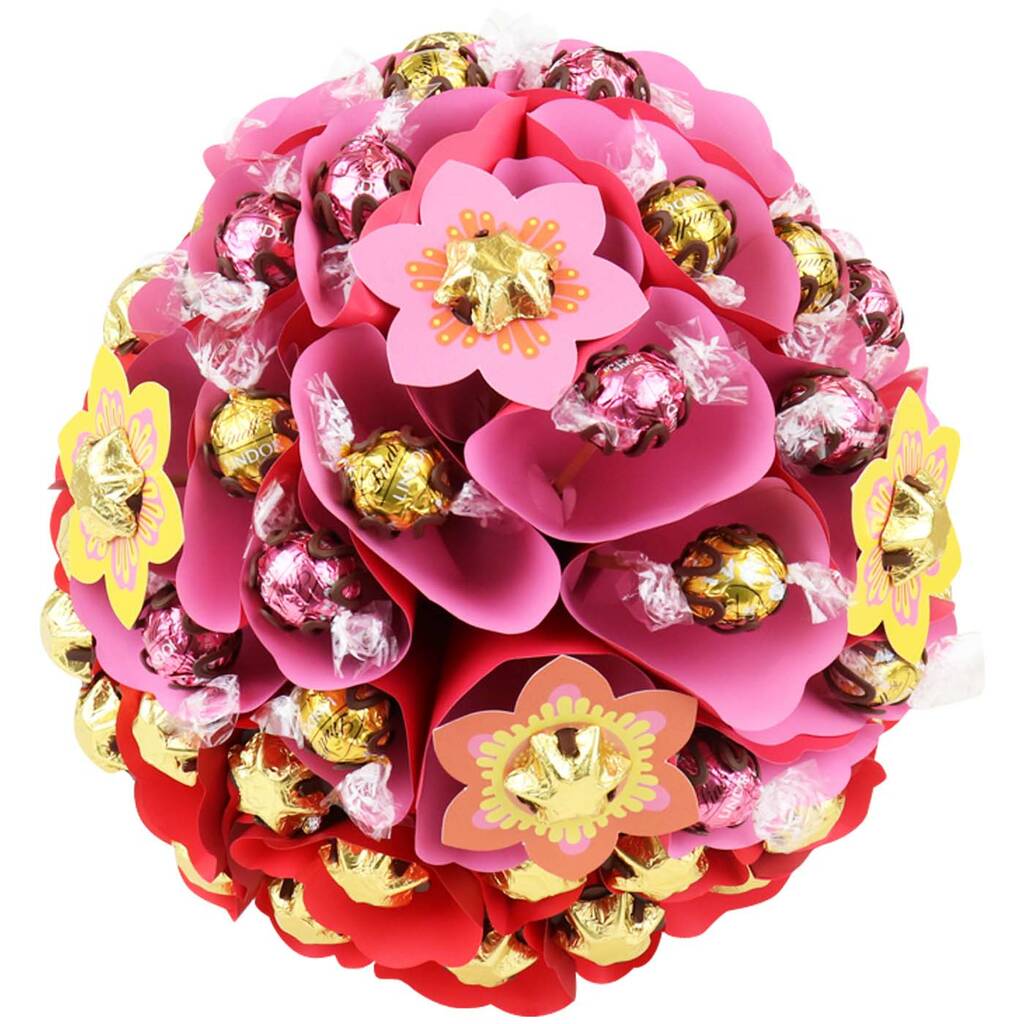 Deluxe Sunrise Chocolate Flower Arrangement By Edible Blooms | notonthehighstreet.com