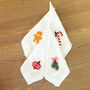 Be Mine Embroidered Napkins | Set Two, thumbnail 1 of 4