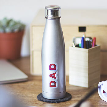 Personalised Retro Name Water Bottle, 2 of 5