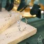 Sterling Silver Dancing Butterfly Ring, thumbnail 4 of 12