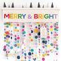 Merry And Bright Christmas Wall Or Tree Hanging, thumbnail 1 of 12