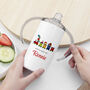 Personalised Christmas Train Kids Sippy Cup, thumbnail 3 of 7