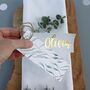 Personalised Metallic Vellum Botanical Place Setting, thumbnail 2 of 4