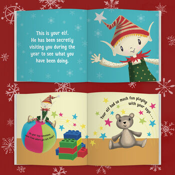 Merry Christmas This Is Your Elf Christmas Card/Book, 5 of 11