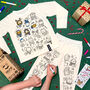 Countdown To Christmas Colour In Pyjama Craft Kit, thumbnail 2 of 8
