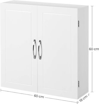 Bathroom Wall Cabinet Wall Mounted Medicine Storage, 8 of 9