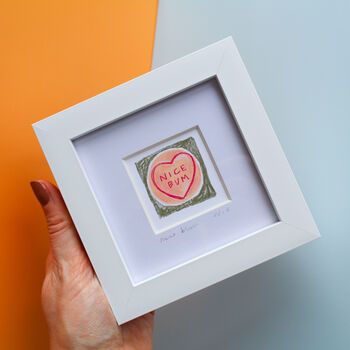 Nice Bum Mini Art Print, 4 of 8
