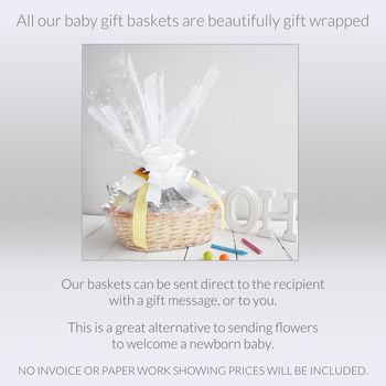 Personalised Deluxe New Baby Gift Basket, 7 of 8