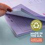A4 Weekly Planner Pad | Lilac And Plum, thumbnail 4 of 5