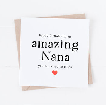 Birthday Card For An Amazing Grandma, Nana, Gran, Nan, 2 of 4