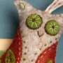 Folk Embroidered Owl Felt Craft Mini Kit, thumbnail 2 of 5