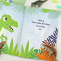 Personalised Dinosaur Adventure Story Book Gift, thumbnail 3 of 8