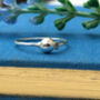 Sterling Silver Mini Poppy Seed Head Ring, thumbnail 5 of 9