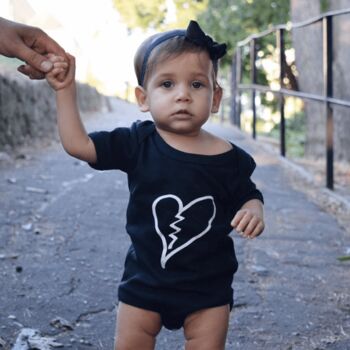 Heartbreaker Unisex Short Sleeve Baby Bodysuit, 6 of 9