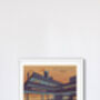 National Theatre London Travel Poster Art Print, thumbnail 2 of 6