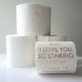 Personalised 1st Anniversary Paper Toilet Roll, thumbnail 3 of 4