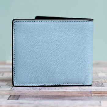 No 20 Racing Blue Leather Wallet, 4 of 5