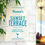 Personalised Sun Terrace Metal Sign, thumbnail 1 of 6