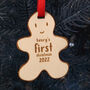 Baby First Christmas Personalised Tree Decoration, thumbnail 2 of 4