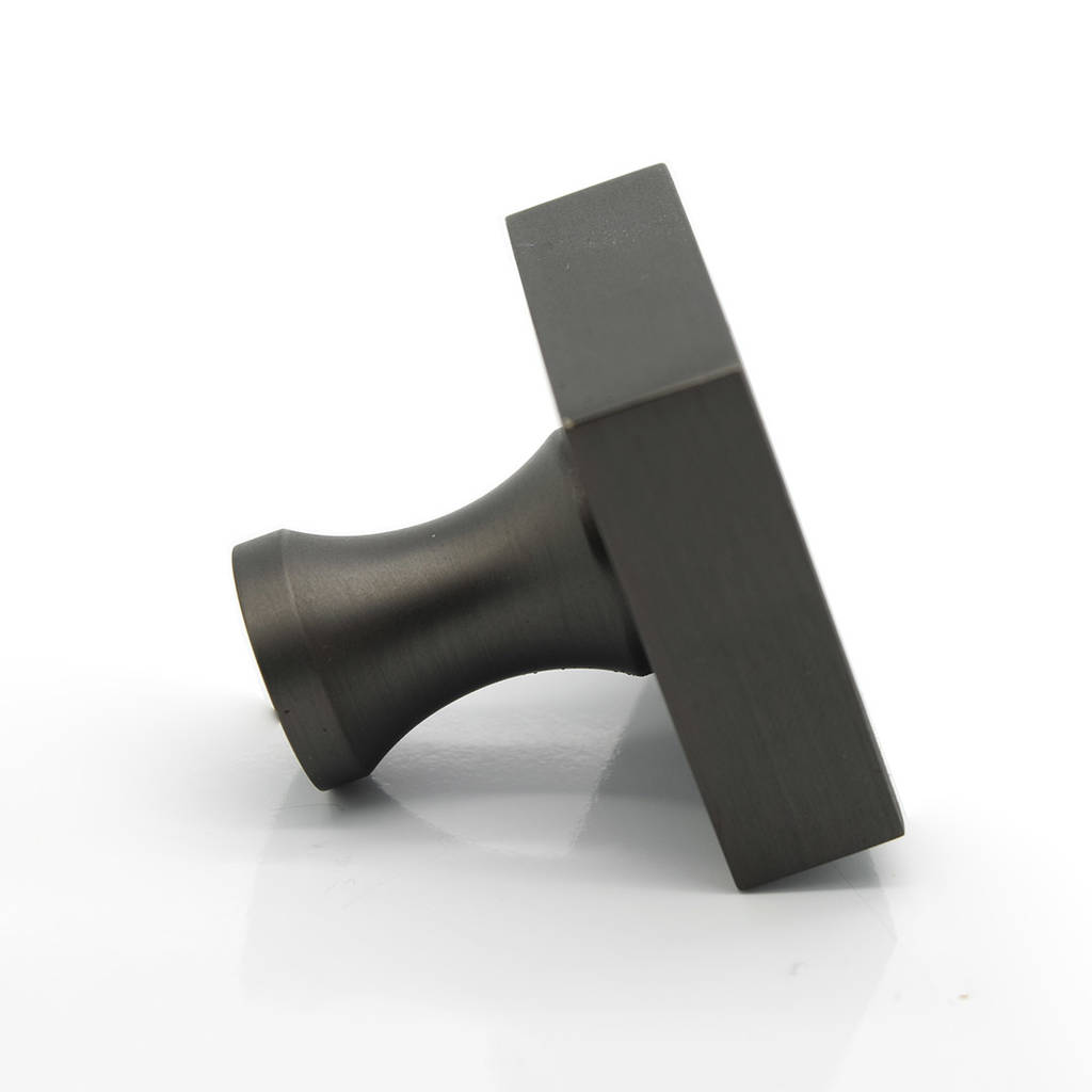 solid brass gunmetal grey cupboard door knobs by pushka home