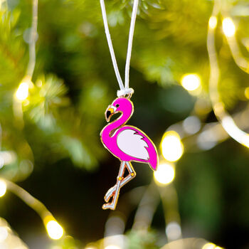 Flamingo Christmas Decoration, 2 of 5