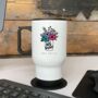 Personalised Best Teacher Flower Travel Cup, thumbnail 1 of 2