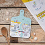 Whitby Map Small Chopping Board, thumbnail 1 of 5