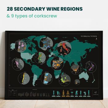 Scratch Off Wine Map World, 4 of 7