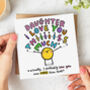Daughter I Love You This Much Card, thumbnail 1 of 2