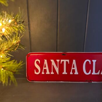 Santa Claus St. Christmas Sign, 2 of 2