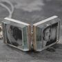 Square Gold Photo Locket Necklace, thumbnail 3 of 4