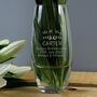 Personalised Mr And Mrs Classic Bullet Vase Wedding Gift, thumbnail 2 of 4
