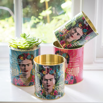 Set Of Two Frida Kahlo Metal Tins, 3 of 5