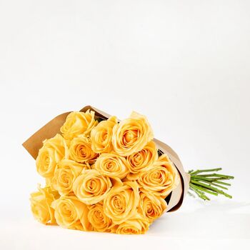 Golden Sunbeam Yellow Rose Bouquet, 2 of 2