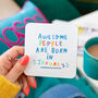 'Awesome People Are Born In January' Birthday Card, thumbnail 2 of 3