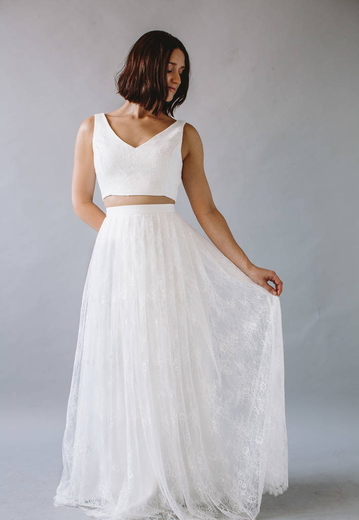 florrie lace boho bridal skirt by story of my dress ...