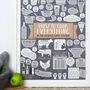 Personalised Kitchen Print How To Cook Everything, thumbnail 10 of 12