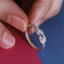 Sterling Silver Friendship Knot Ring, thumbnail 3 of 5